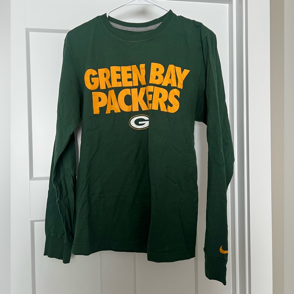 Unisex NFL Green Bay Packers Long Sleeve Shirt - Green and Gold